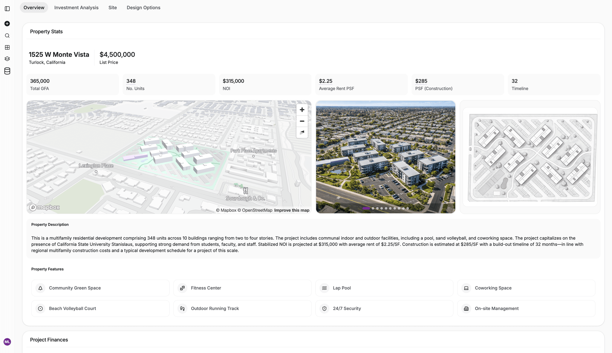 Aktus commercial real estate development feasibility analysis